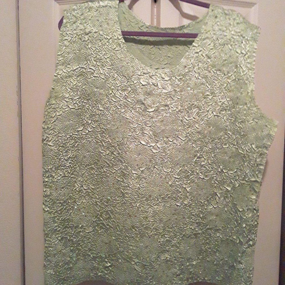 LIGHT GREEN WOMEN'S TOP 2X